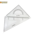 Logo Printed Promotional Student Transparent Plastic Ruler en 15cm 20cm 30cm